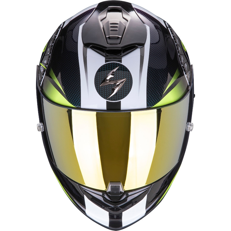 Cască integrală Scorpion EXO-1400 Air Torque negru-galben-fluo