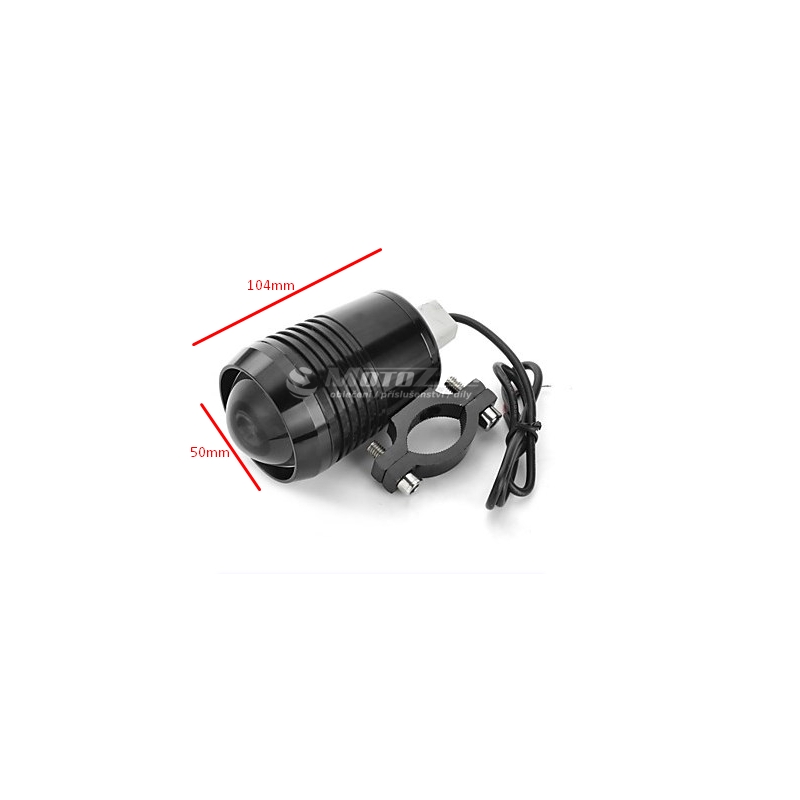 Set de lumini LED suplimentare Cree U2 negru cu comutator
