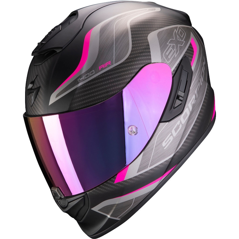 Cască integrală Scorpion EXO-1400 Air Attune negru și roz lichidare