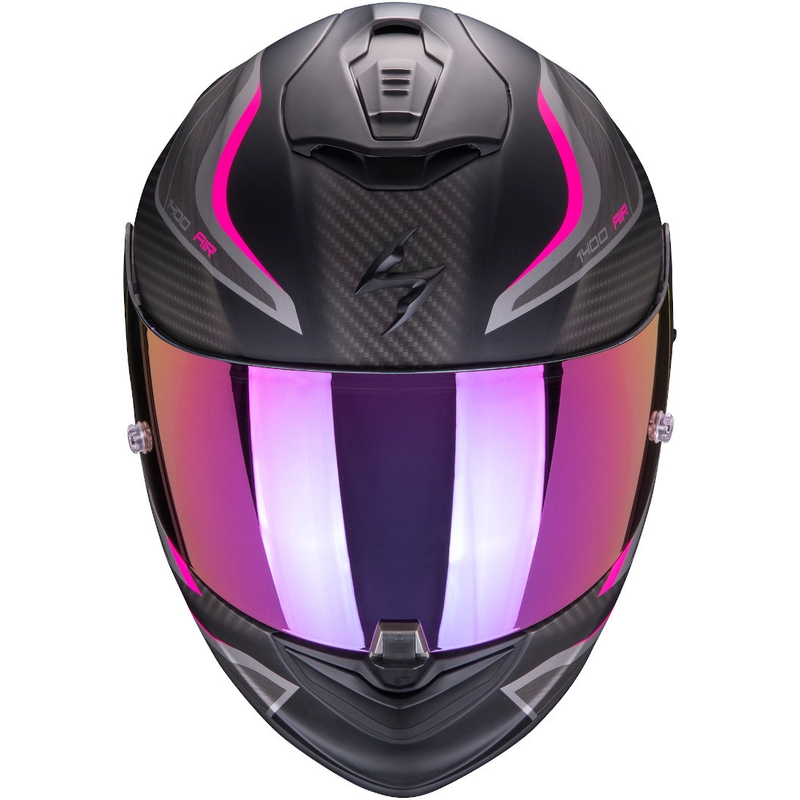 Cască integrală Scorpion EXO-1400 Air Attune negru și roz lichidare