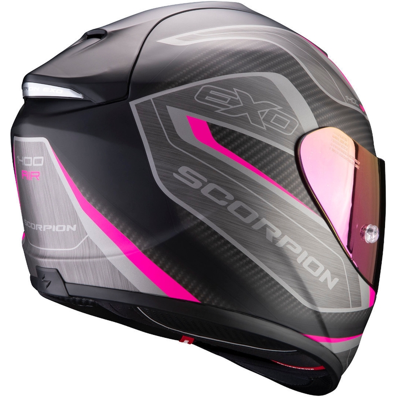 Cască integrală Scorpion EXO-1400 Air Attune negru și roz lichidare