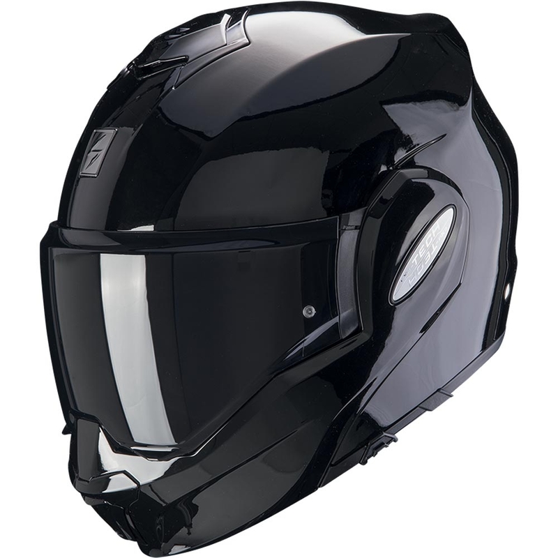 Cască de motocicletă Scorpion EXO-TECH Lite Solid, flip-up, neagră