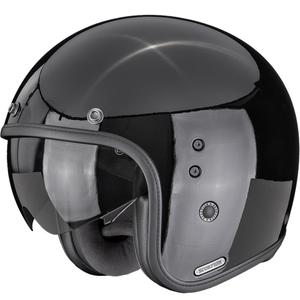 Cască de motocicletă Scorpion Belfast II Solid Open Face, neagră