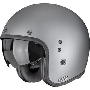 Cască de motocicletă Scorpion Belfast II Solid Open, gri titan, mată