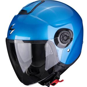 Cască de motocicletă Scorpion EXO-CITY II Solid, culoare albastru metalic