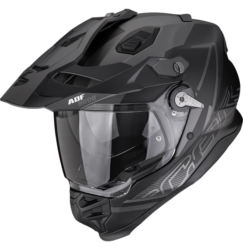 Cască Enduro Scorpion ADF-9000 Air Summit negru mat-argintiu