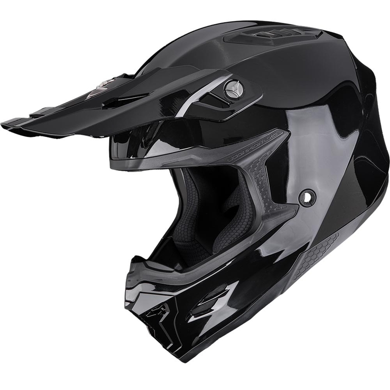 Cască motocross Scorpion SMX-10 Solid neagră