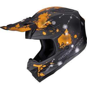 Cască motocross Scorpion SMX-10 Vibe negru mat-portocaliu