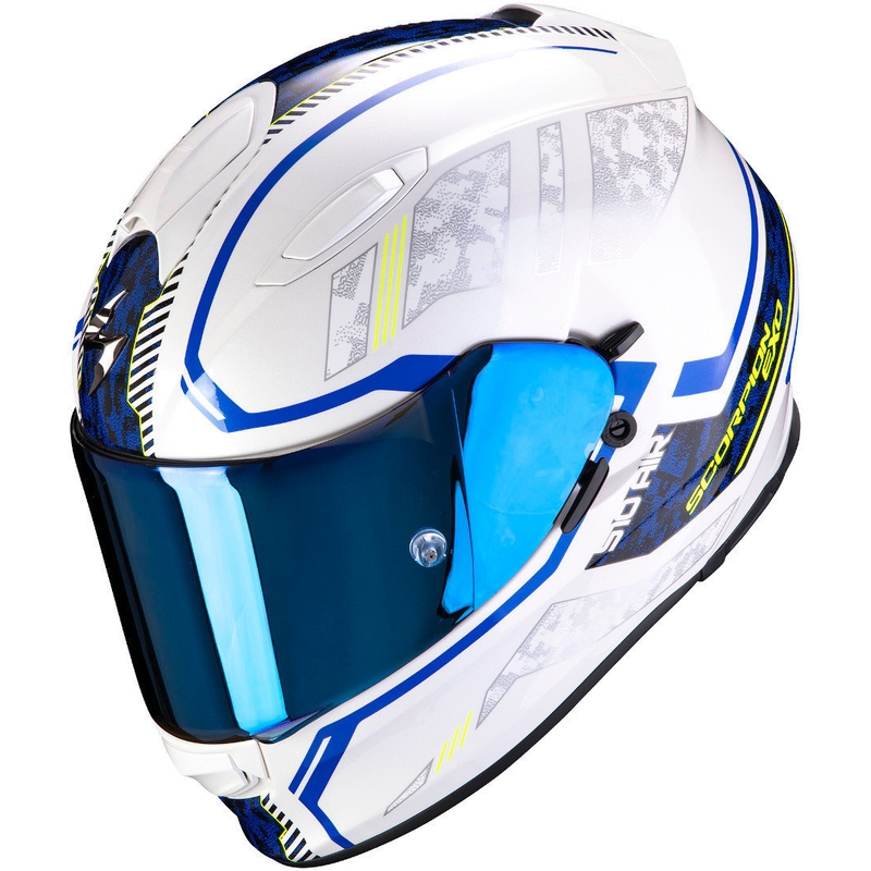 Cască integrală Scorpion EXO-510 Air Occulta alb-albastru lichidare