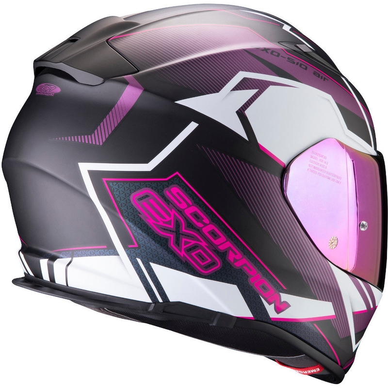 Cască integrală Scorpion EXO-510 Air Balt negru-alb-roz