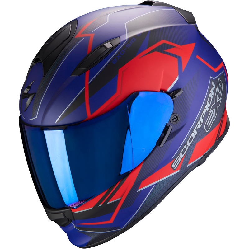 Cască integrală Scorpion EXO-510 Air Balt negru-albastru-roșu výprodej lichidare