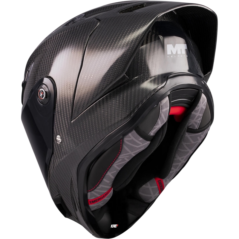 Cască integrală pentru motocicletă MT KRE 2 PLUS FIM Racing#2 Negru carbon