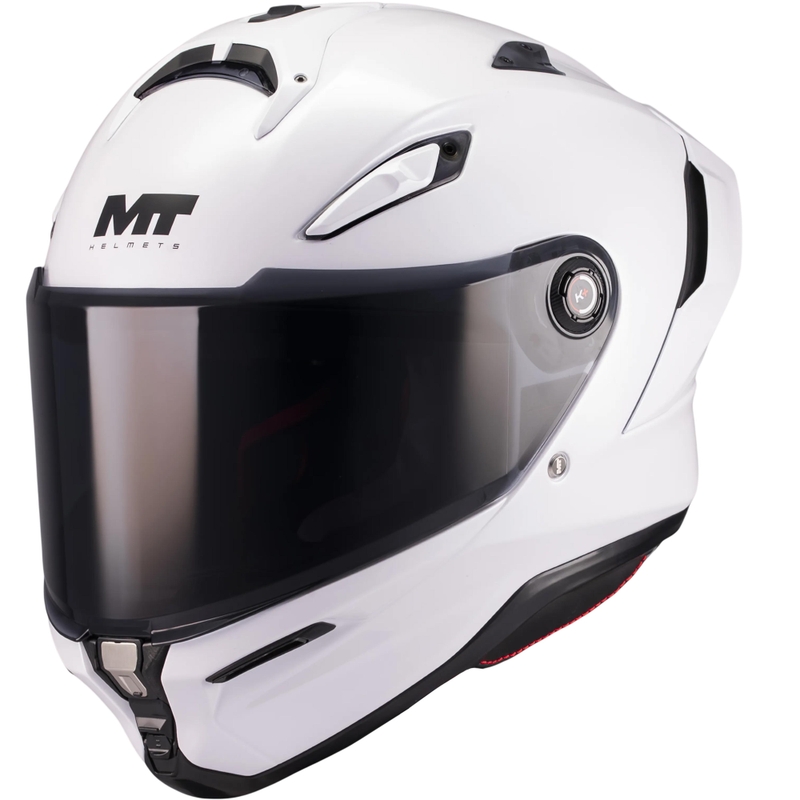 Cască integrală pentru motocicletă MT KRE 2 Pure A0 albă