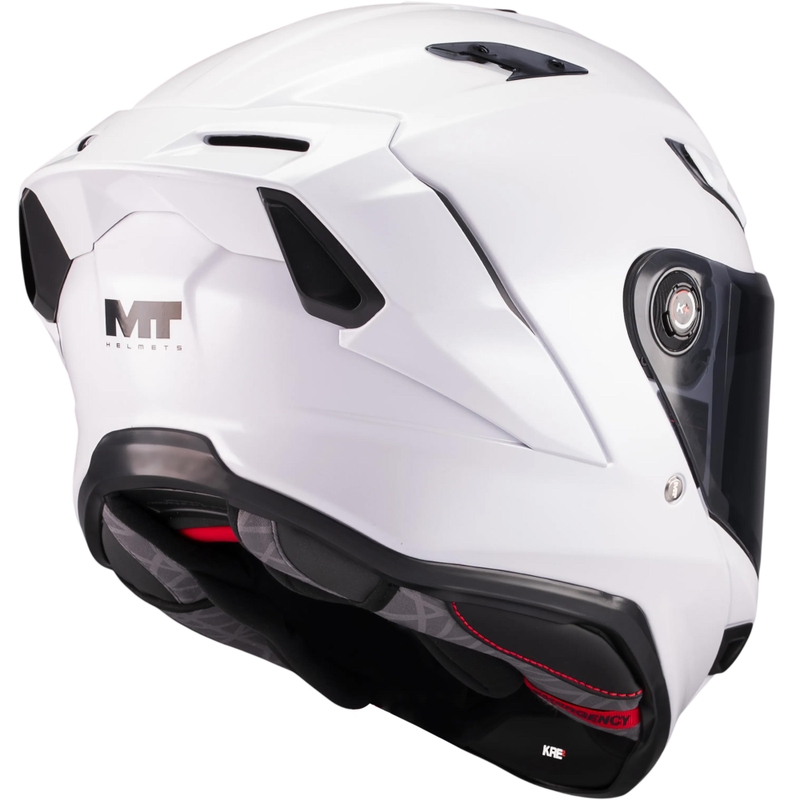 Cască integrală pentru motocicletă MT KRE 2 Pure A0 albă