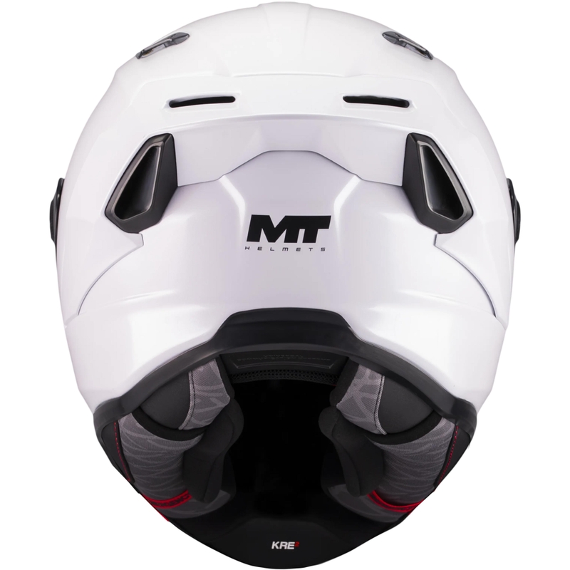 Cască integrală pentru motocicletă MT KRE 2 Pure A0 albă