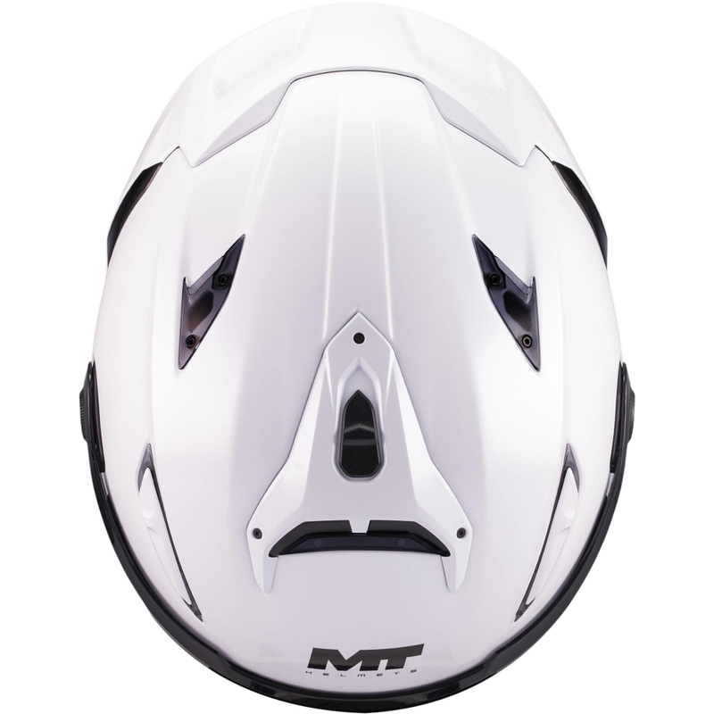 Cască integrală pentru motocicletă MT KRE 2 Pure A0 albă