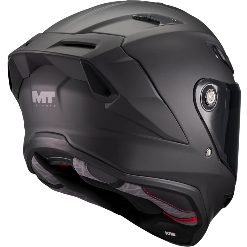 Cască integrală pentru motocicletă MT KRE 2 Pure A1 negru mat