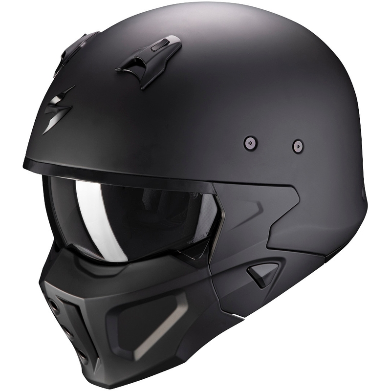 Cască Scorpion COVERT-X Solid black matt