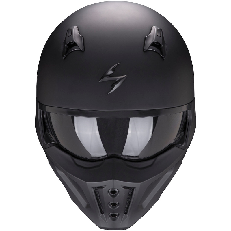 Cască Scorpion COVERT-X Solid black matt