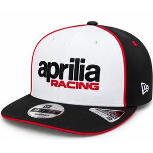 Șapcă Aprilia Racing x New Era ediție echipă negru-alb