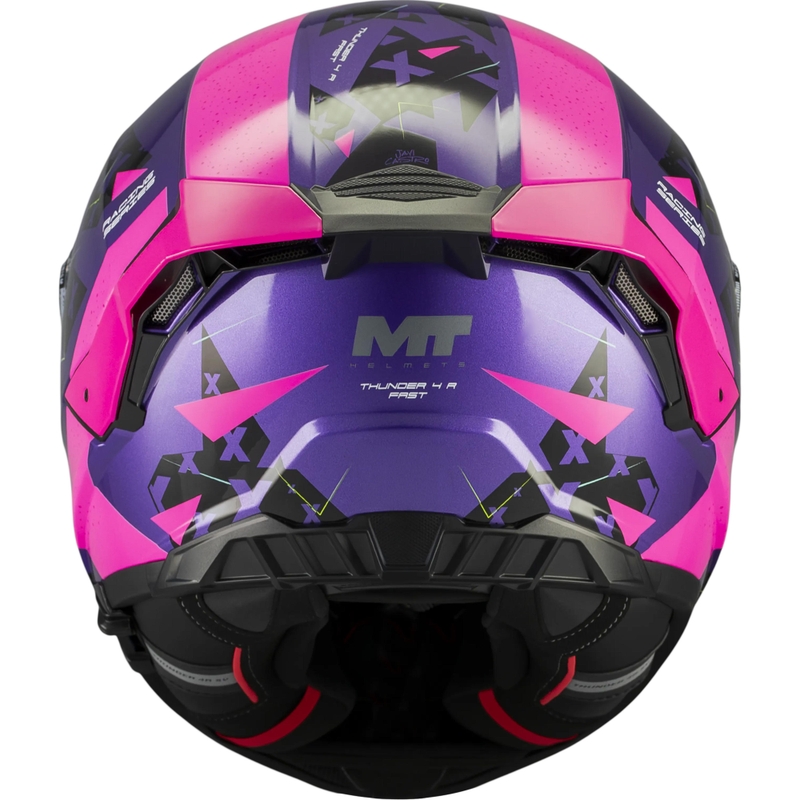 Cască integrală pentru motocicletă MT Thunder 4 R SV Fast C8 violet-roz-negru