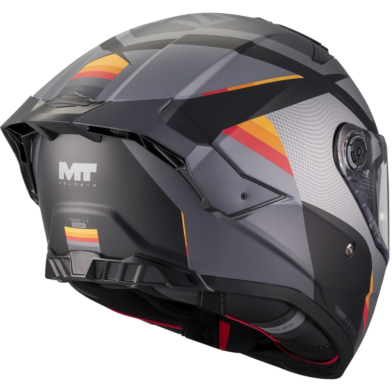 Cască integrală pentru motocicletă MT Thunder 4 R SV Highway B5 gri mat-negru