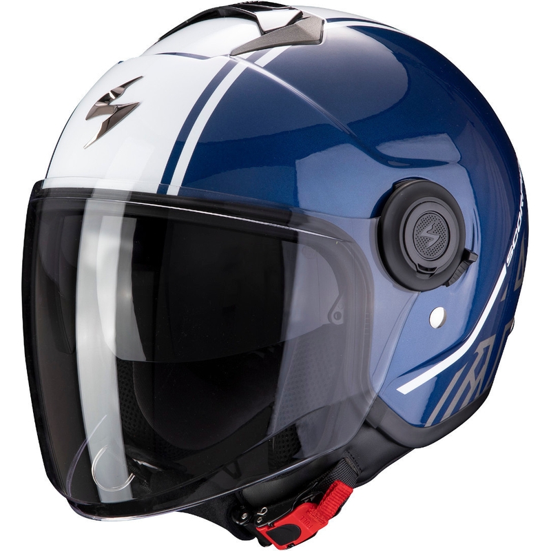 Cască deschisă Scorpion EXO-CITY Avenue albastru-albastru