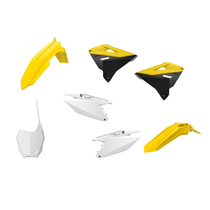 Kit plastice POLISPORT OEM Color pentru SUZUKI RM 125 2001-2008, SUZUKI RM 250 2001-2008