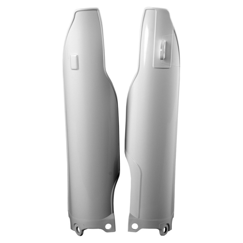 Fork guards POLISPORT (pereche) Alb pentru KAWASAKI KX 250 (F) 4T 2006-2008, KAWASAKI KX 450 (F) 2005-2008