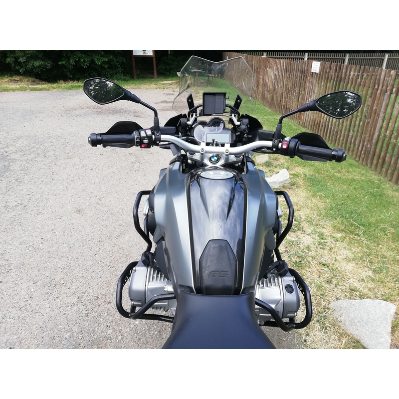 Engine guards RDMOTO matt black upper + lower pentru BMW R 1200 GS 2013-2019