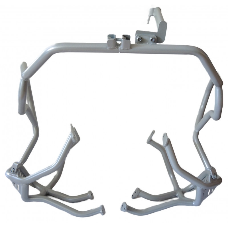 Engine guards RDMOTO argintiu upper + lower