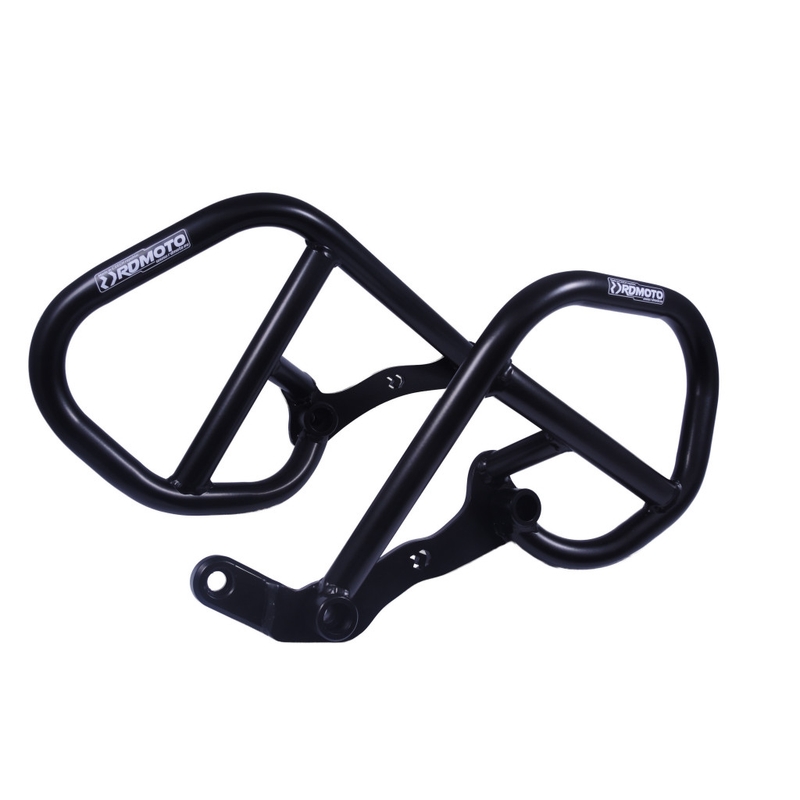 Engine guards RDMOTO matt black pentru TRIUMPH Tiger 1200 Explorer / GT Explorer 2011-2015