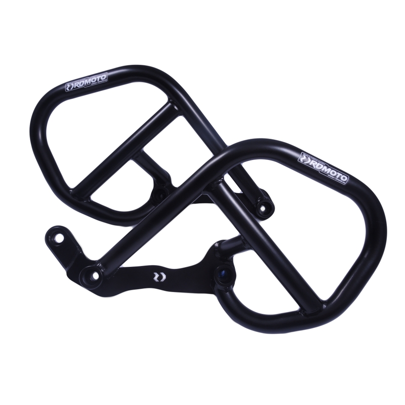Engine guards RDMOTO matt black pentru TRIUMPH Tiger 1200 Explorer / GT Explorer 2011-2015