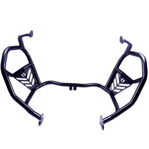 Engine guards RDMOTO CF129KD matt black coborat pentru KTM Adventure 790 / R 2019-2020, KTM Adventure 890 /R/L 2021-2023
