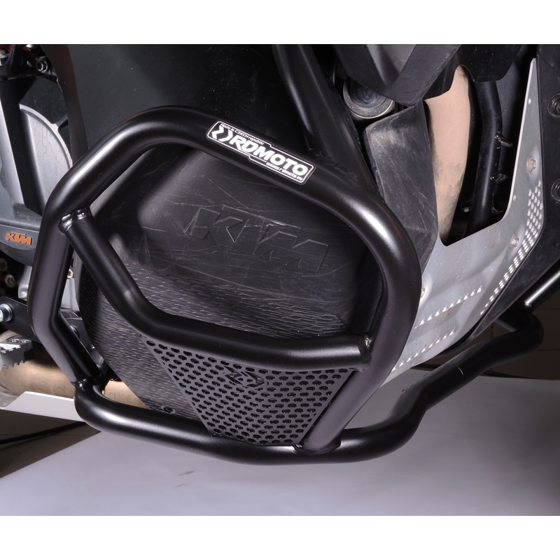 Engine guards RDMOTO matt black coborat pentru KTM Adventure 790 / R 2019-2020, KTM Adventure 890 /R/L 2021-2023