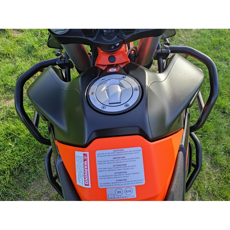 Engine guards RDMOTO matt black upper + lower pentru KTM Adventure 790 / R 2019-2020, KTM Adventure 890 /R/L 2021-2022