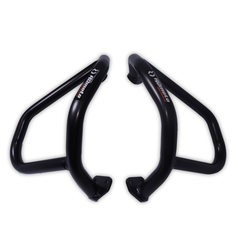 Engine guards RDMOTO matt black upper + lower pentru KTM Adventure 790 / R 2019-2020, KTM Adventure 890 /R/L 2021-2022