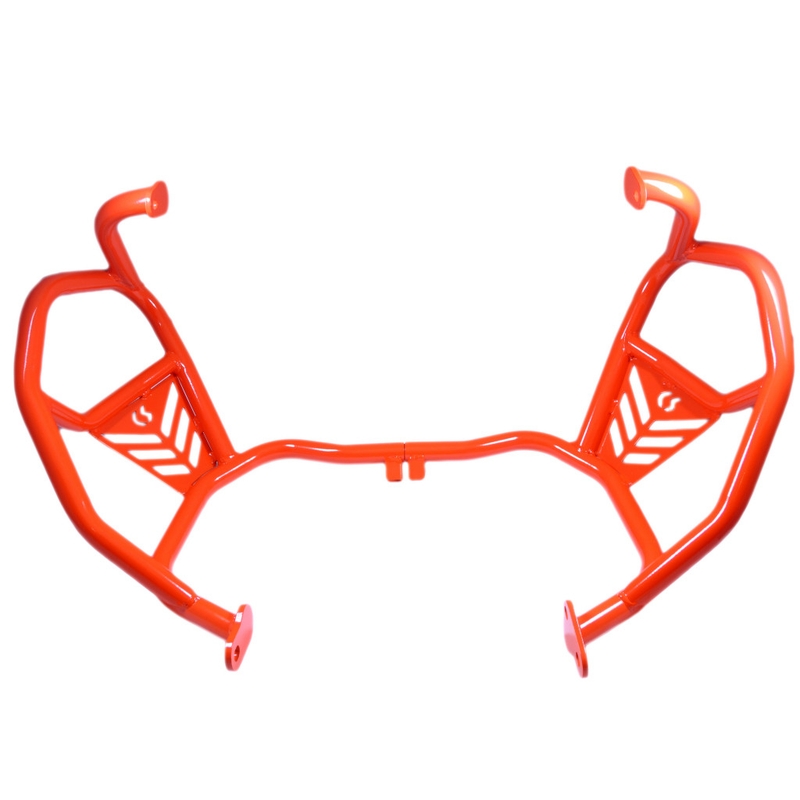 Engine guards RDMOTO portocaliu upper + lower