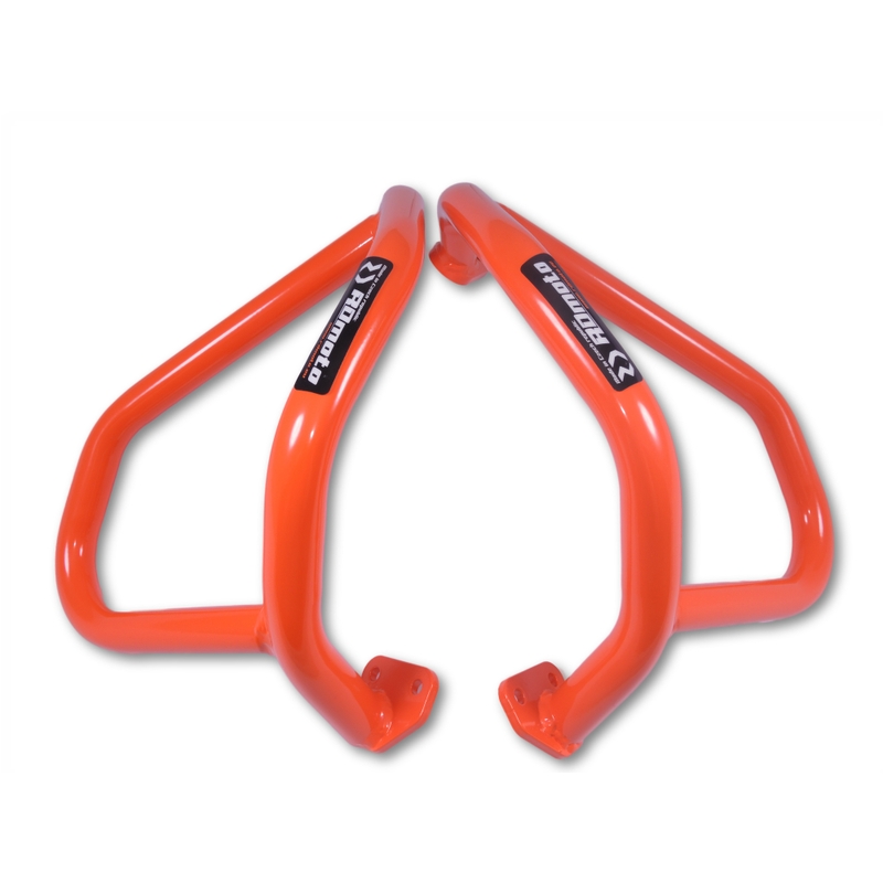 Engine guards RDMOTO portocaliu upper + lower
