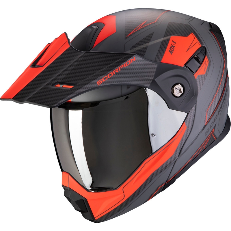 Cască de enduro Scorpion ADX-1 Tucson gri-roșu lichidare