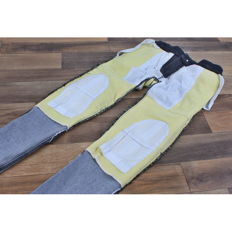 Blugi moto pentru femei Street Racer Spike negri lichidare