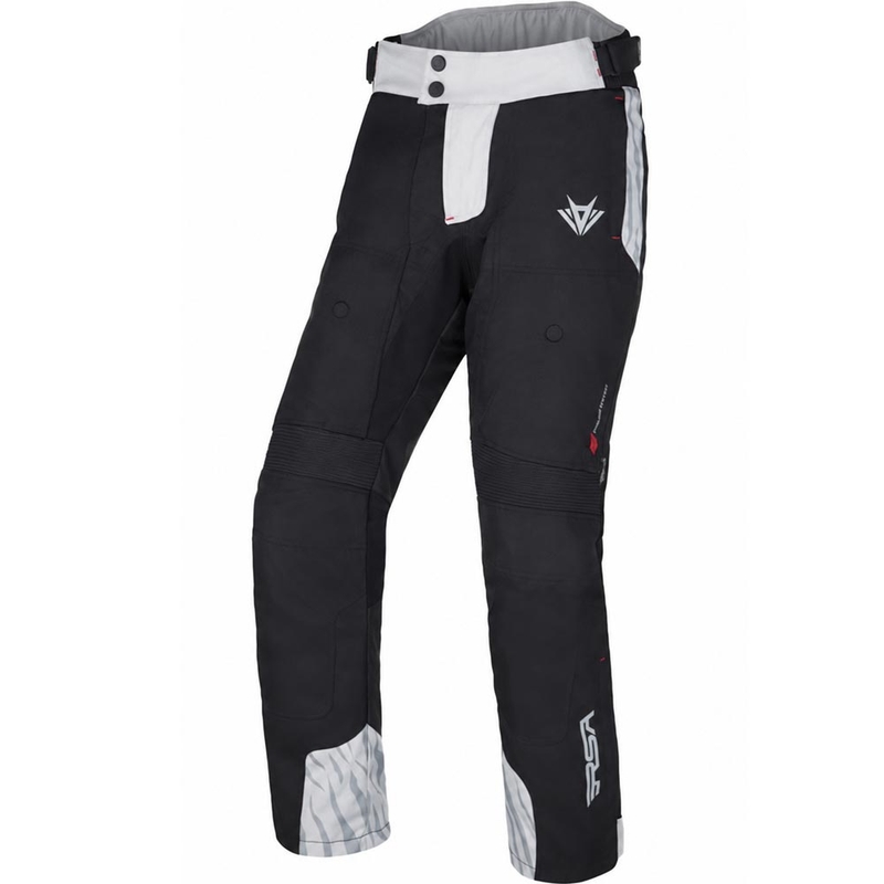 Pantaloni de motocicletă RSA Dakar 2 negru-gri-negru