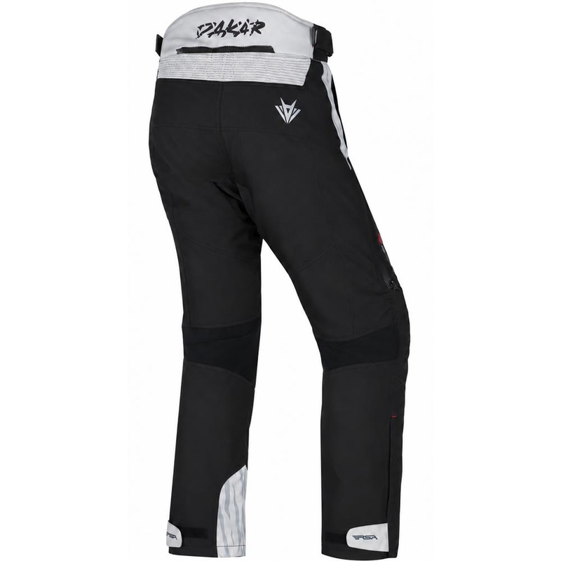 Pantaloni de motocicletă RSA Dakar 2 negru-gri-negru