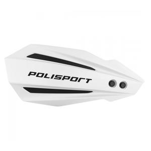 Handguard POLISPORT MX BULLIT 8308500030 with mounting system White pentru HONDA CRF 450 R 2021-2026, HONDA CRF 450 RX 2021-2026