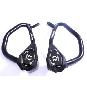 Engine guards RDMOTO CF137KDSL01K matt black pentru CFMOTO 650 GT, Premium 2020-2023