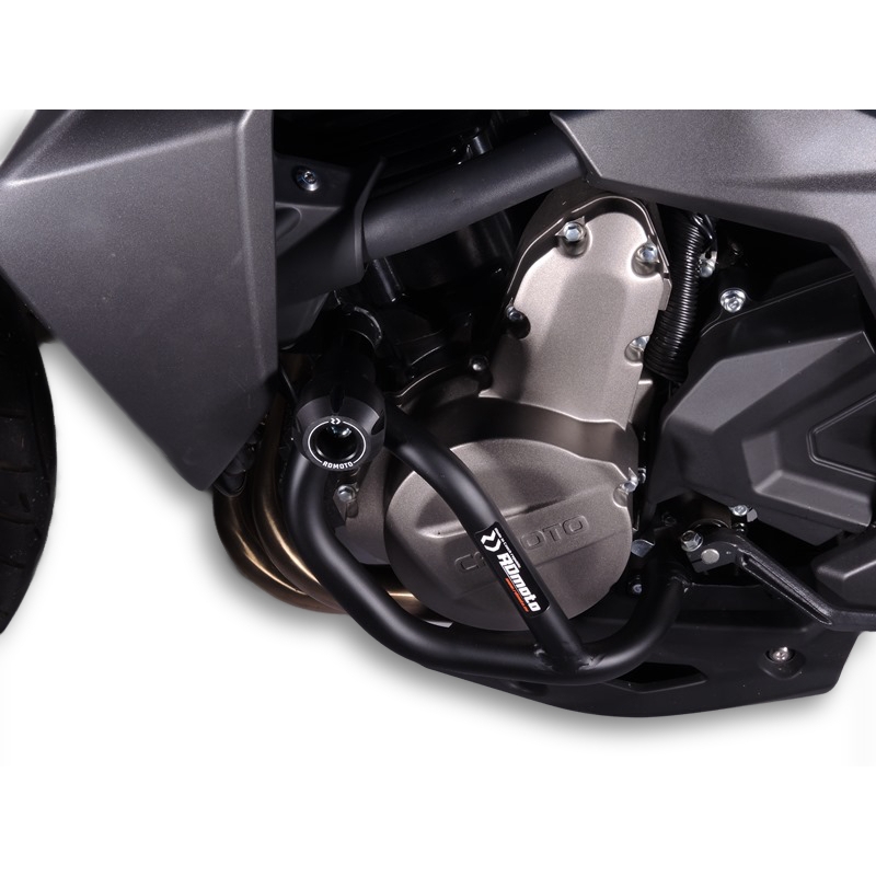 Engine guards RDMOTO matt black pentru CFMOTO 650 NK 2020-2023