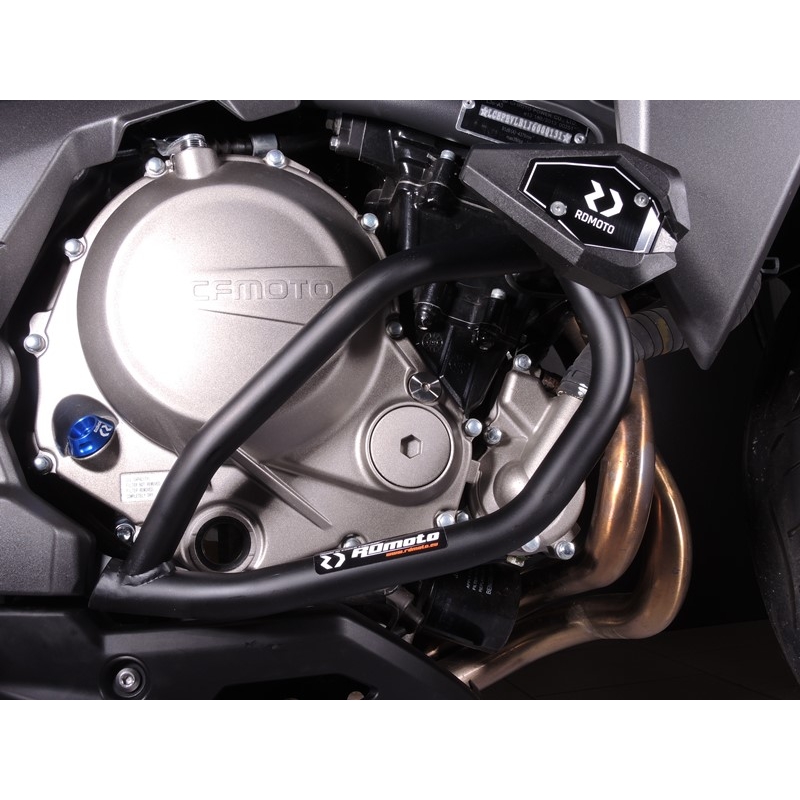 Engine guards RDMOTO matt black pentru CFMOTO 650 NK 2020-2023