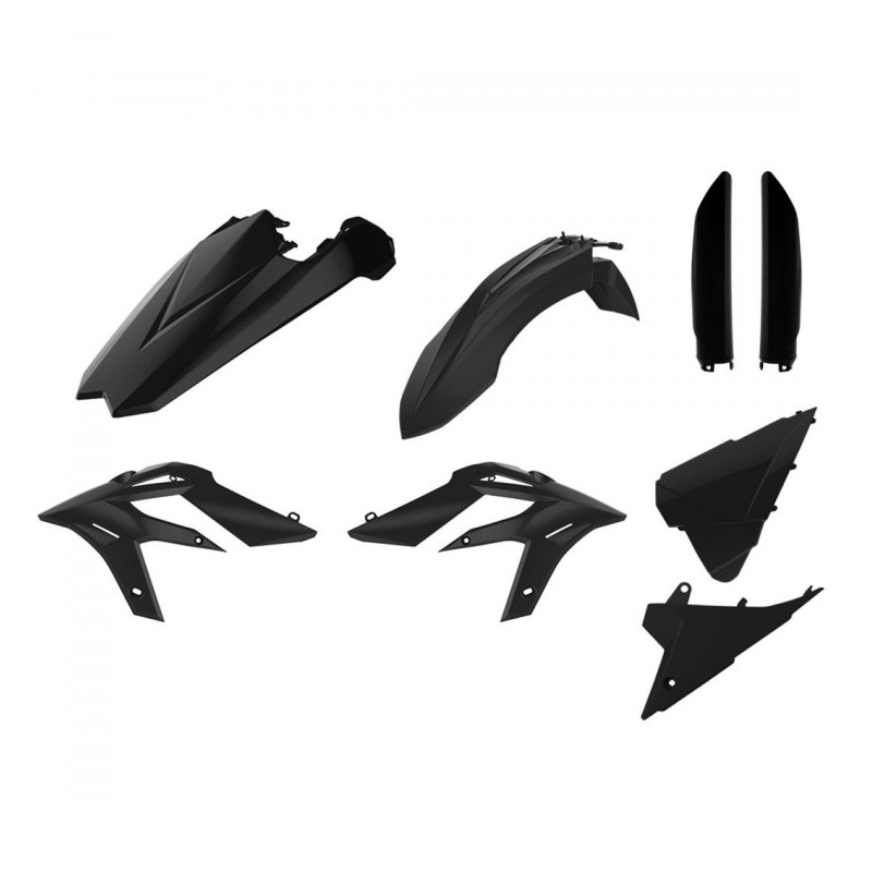 Kit plastice POLISPORT Negru pentru BETA Xtrainer 250 2015-2019, BETA Xtrainer 300 2015-2019