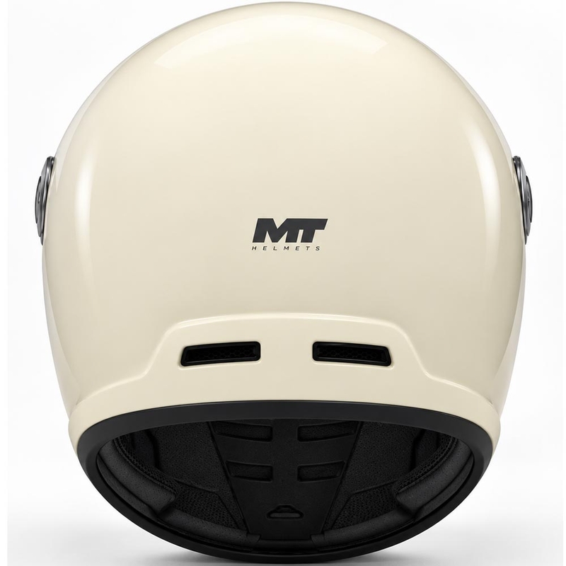 Cască integrală pentru motocicletă MT Jarama SV Pure A3 crem