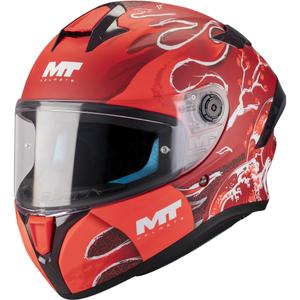 Cască integrală pentru motocicletă MT Targo S Yamanaka_Sezonul 26 C5 roșu mat